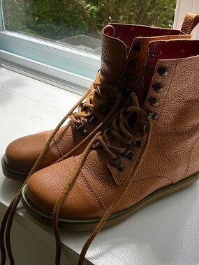 GUDRUN SJODEN Swedish Leather Nappa Boots sz Euro 37